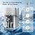 NatureFlow Reverse Osmosis Water Filter Countertop with UV,Ice Maker,RO Filtrations, pH9 Alkaline Water Purifier,3:1 Pure to Drain,BPA Free,NSF/ANSI/UL/FDA