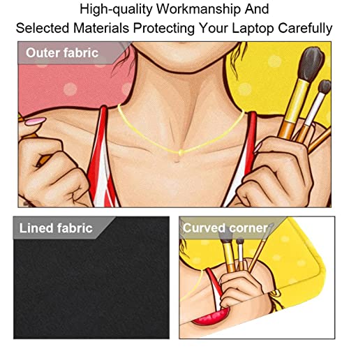 Maletín Messenger Sleeve para Laptop 14 Pulgadas Funda Protectora Tablet con Asa de Hombro 3