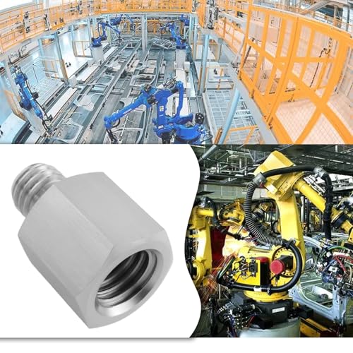 Miniatura 3 de Lt Easiyl 2 Piezas De Adaptador Convertidor De Rosca De Tornillo Hembra De 10 Mm A Macho De 8 Mm Adaptador De Perno Hexagonal De Acero Inoxidable 304 Reductor De Varilla De Rosca