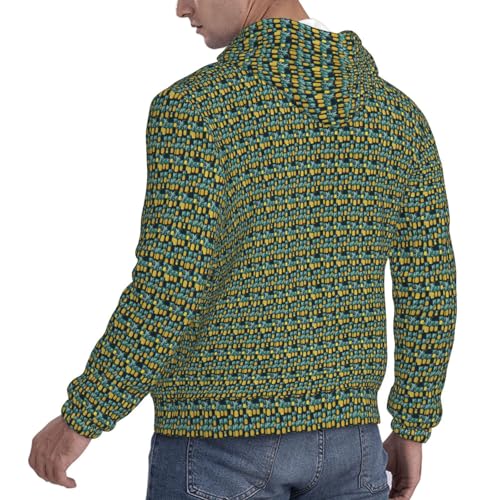 Sweat à capuche ananas unisexe avec poche pull sport décontracté