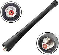 Vista 5 de Antena de látigo VHF de 136 a 174 MHz para radios portátiles de dos vías Motorola XTS, antena de repuesto de 6 pulgadas compatible con XTS2500