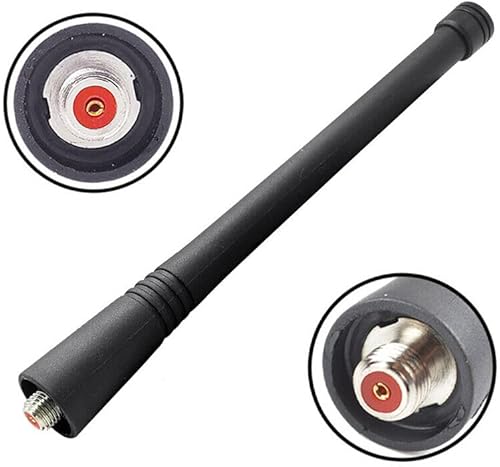 Miniatura 5 de Antena VHF de 6 pulgadas 136-174 MHz para radio portátil XTS2500 XTS3000 XTS3500 XTS5000, color negro