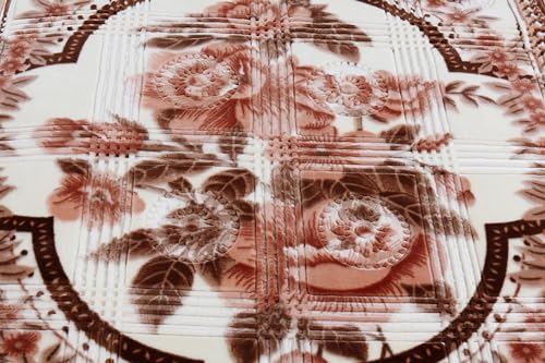 Image of Nestl Korean Mink Blanket Queen Size - 9 Lbs Velvet Fleece Korean Blanket - 2 Ply Warm & Thick Winter Blanket - Wrinkle & Fade Resistant - 79 x 94 Inches (Brown)