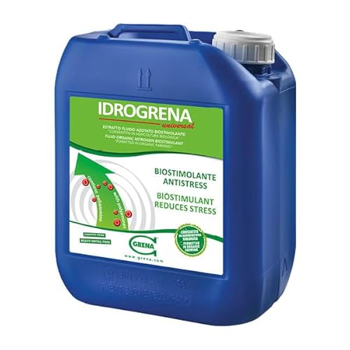 Concime Fertilizzante biostimolante liquido IDROGRENA con poliammine (5 litri)