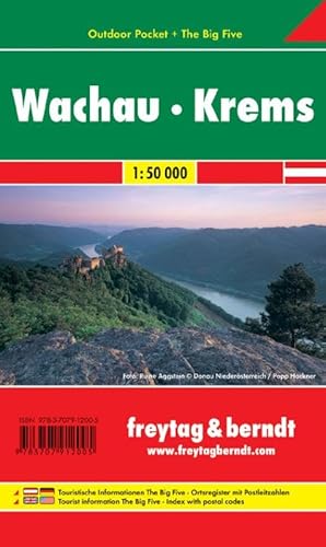 Freytag Berndt Wanderkarten, Wachau - Krems, Outdoor Pocket + The Big Five, wasserfest - Maßstab 1 :40 000 (freytag & berndt Wander-Rad-Freizeitkarten)