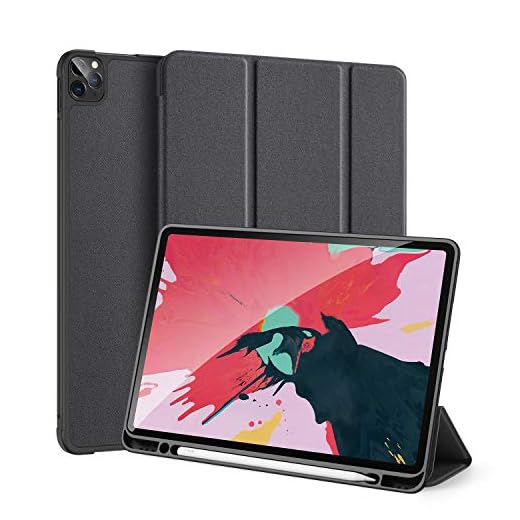 Capa Anti Impacto Dux Ducis Modelo Domo Compatível com iPad Pro 12.9 2020/2021 / 2022 M2 (Preto)