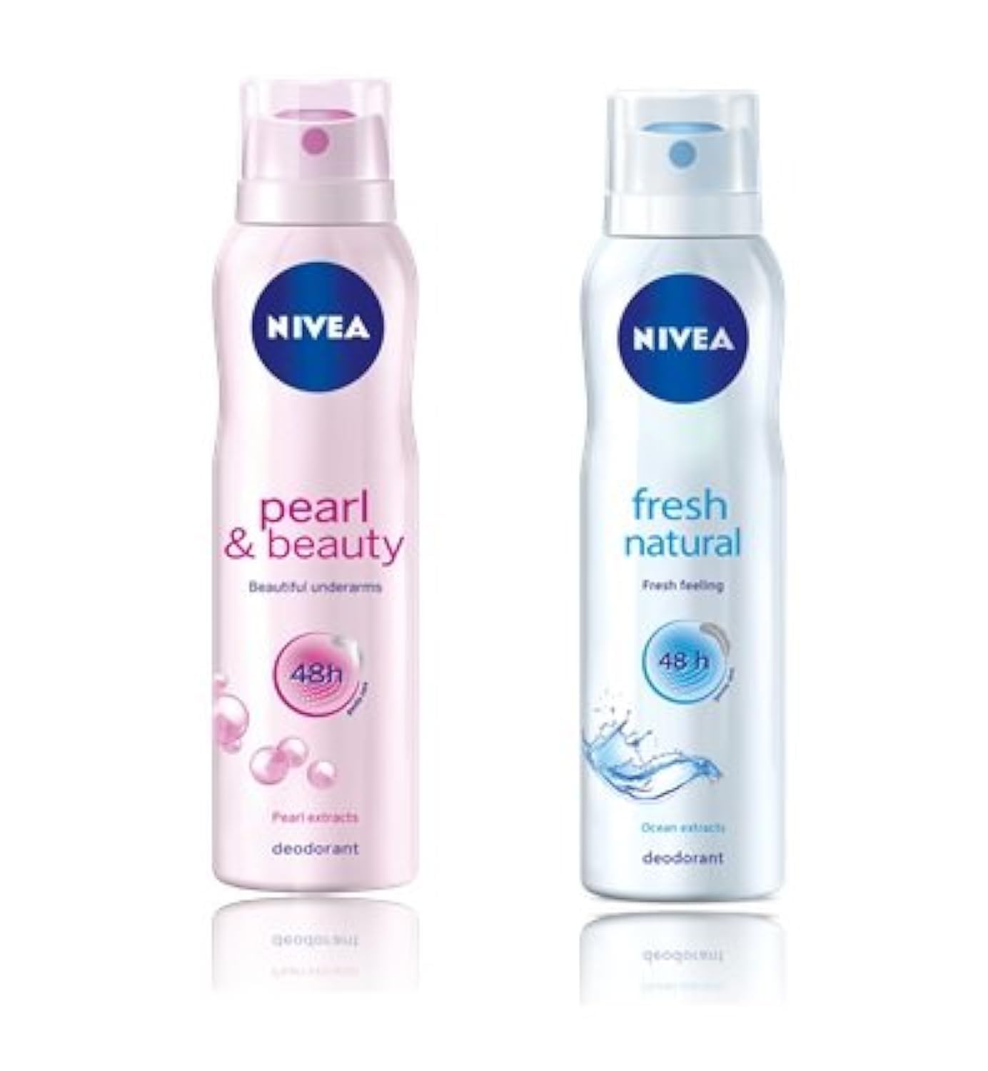 Nivea Female Deodorant Spray Pearl & Beauty (150 Ml)+ Deodorant Spray Fresh Natural (150 Ml), Pack Of 1-picture-36