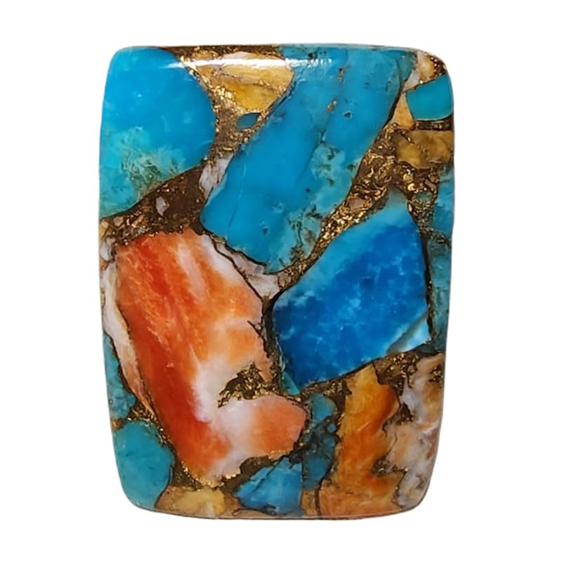 Baguette turquoise naturelle 25mm sans défaut pour sertissage réussi
