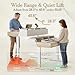 TIQLAB Standing Desk with 3 Drawers, 55