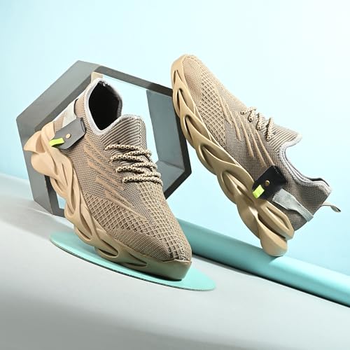 Image of Cruiser Sneaker for Men | Lightweight & Stylish | Breathable Mesh Lace-Up Shoes | Casual Wear, Gym, & Street Style (2644)