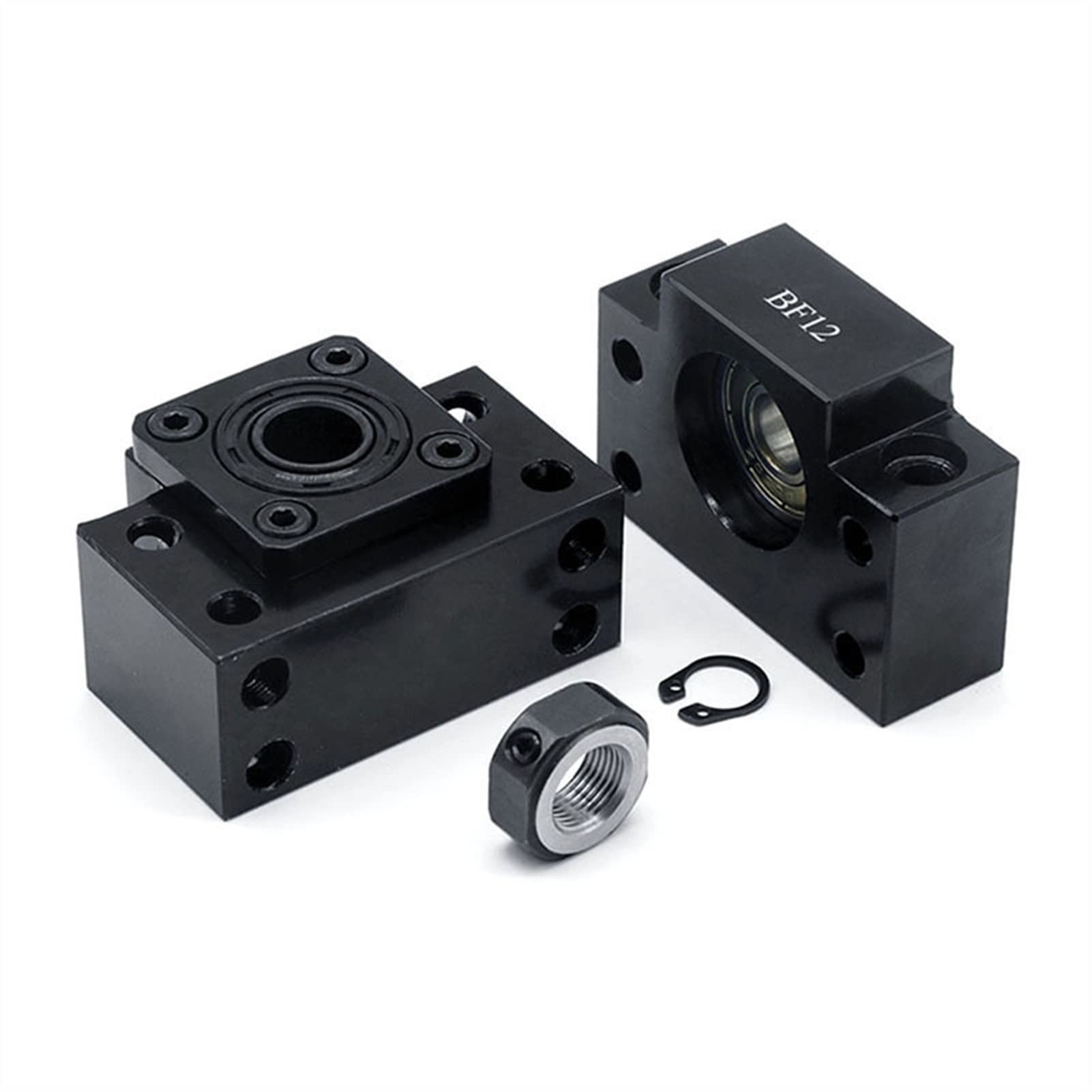 Vis à Billes Vis à Billes CNC SFU1605, écrou inverseur métallique, Support Final BK12 BF12 C7(400MM)