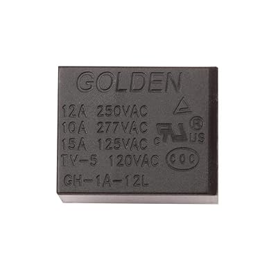 GH-1A-12L 3.0 Relay 12VDC GOLDEN Relay 4-pin GH-1C-12L : Amazon.co.uk ...