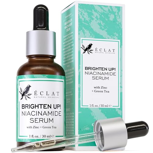 Sérum de Niacinamida (20%) - Antienvejecimiento/Iluminador - Con Zinc y Ácido Hialurónico - Reduce Arrugas/Manchas/Hiperpigmentación - Vegano/Aprobado por Dermatólogos