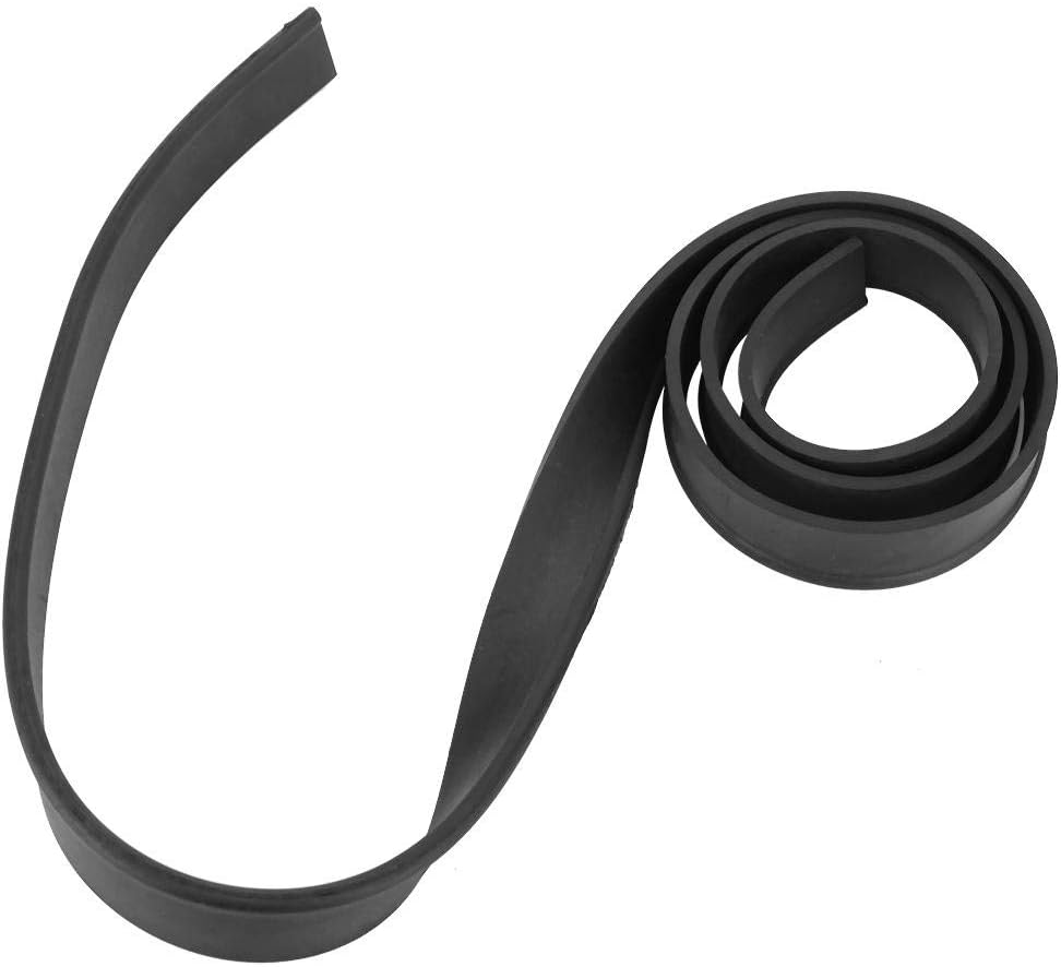 Rubber Squeegee Replacement, Black Window Wiper Rubber