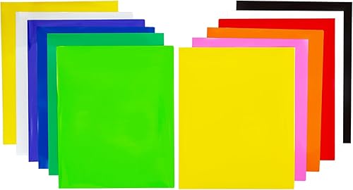 Miniatura 7 de MR.R HTV - Paquete de 24 láminas de vinilo de transferencia de calor de color verde de 12 x 10 pulgadas, vinilo para planchar para máquina Cricut y