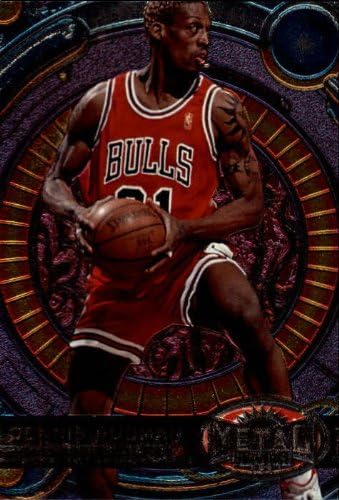 1997 Metal Universe Basketball Card (1997-98) #107 Dennis Rodman Near Mint/Mint