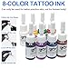 OZER Tattoo Pen Kit with Wireless Tattoo Machine 20 Cartridges Pigments & Practice Tools All-in-One Tattoo Toolkit Designed for Beginners (Tattoo Ink for Practice Use Only)