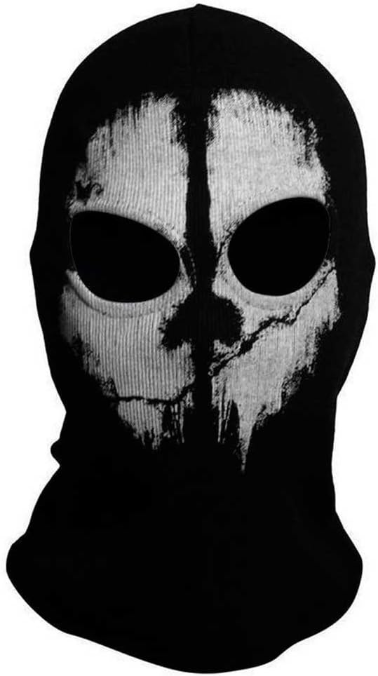 Wowtowow Cool Bike Skateboard Hood Cos Terrorists Costume Face Skull Ghost Mask Mask