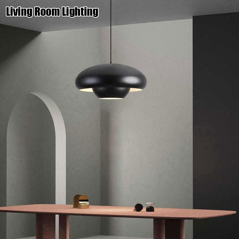 Lampa wisząca z żelaza w stylu industrialnym, żyrandol z cokołem E27 i głowicą, kreatywny abażur z dwoma warstwami, oprawa oświetleniowa do dekoracji korytarza, kawiarni