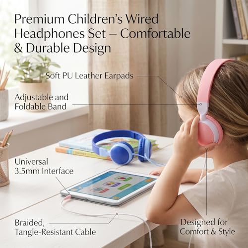 Auriculares para niños para estudiantes que buscan ligereza y confort 5