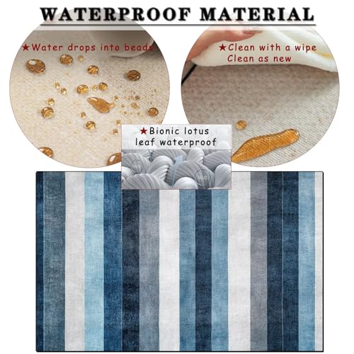 Tapis de cuisine imperméable et antidérapant contre les taches - 3