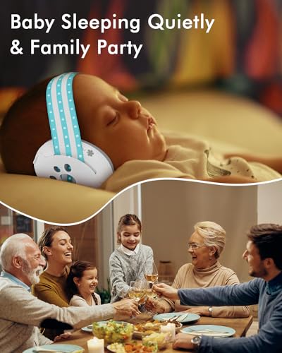Image of Baby Ear Protection, Noise Cancelling Headphones for Babies, Noise Reduction Earmuffs for Infant and Toddlers up to 36 Months