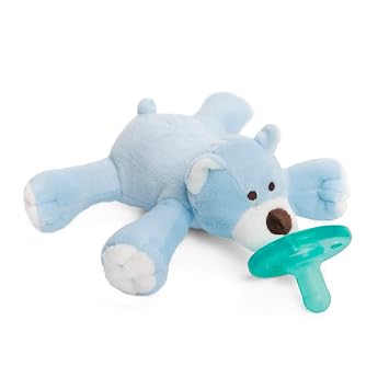 WubbaNub Infant Pacifier - الدب الأزرق