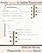 WEMATE Password Book with Alphabetical Tabs, Spiral Password Keeper Book for Seniors, Internet Password Notebook Password Journal Logbook Log in Detail, Small – 4.7''x 6'' (Brown)