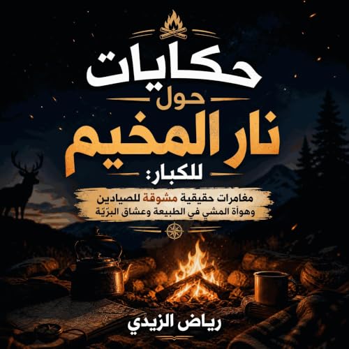 『حكايات حول نار المخيم للكبار: مغامرات حقيقية مشوّقة للصيادين وهواة المشي في الطبيعة وعشّاق البرّية』のカバーアート