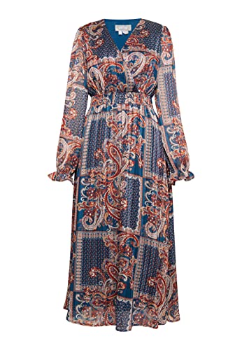 Robe longue imprimé cachemire femme chic vêtement d'été LYNNEA