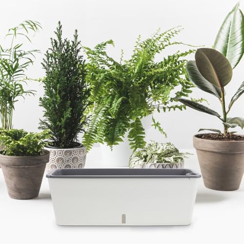 Jardinière rectangulaire en plastique PP litrage balcon - 7
