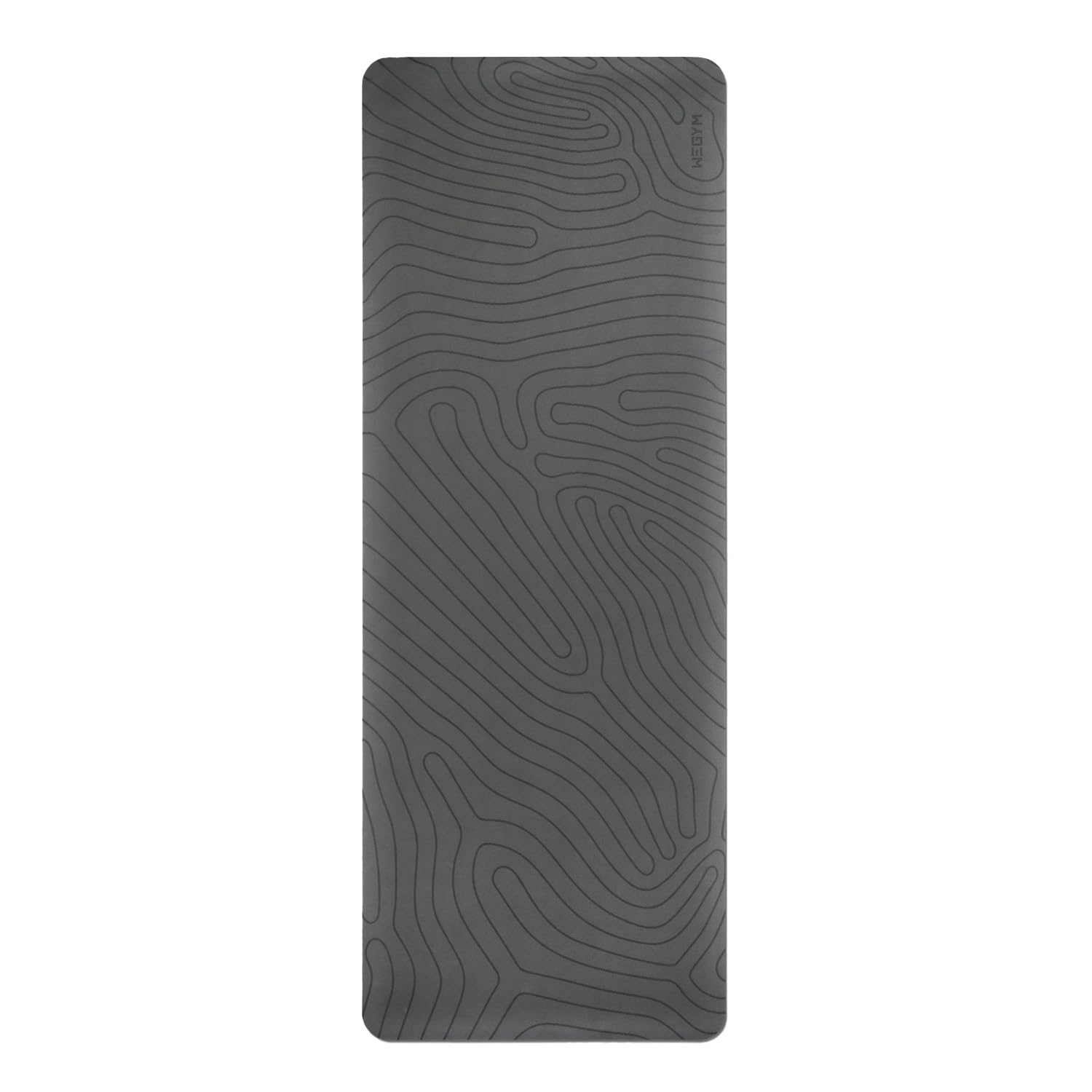 WeGym Yoga Mat, 4mm Cushioned Exercise Mat for Yoga, Pilates, Home Workouts - Anti Slip Yoga Mat, Polyurethane Yoga Mat, Suede Yoga Mat with Carrying Strap, Onyx