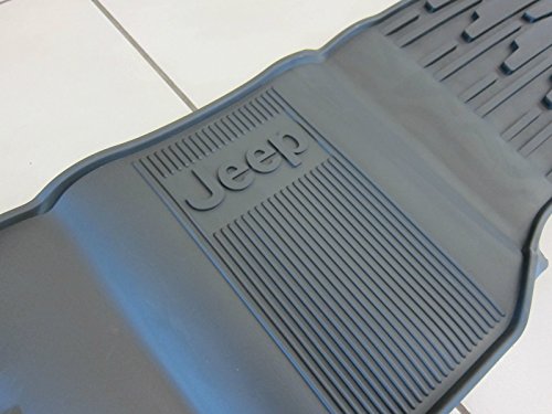 2013-2015 Jeep Grand Cherokee Rubber Slush Floor Mats And Cargo Tray Liner Set #TOP5