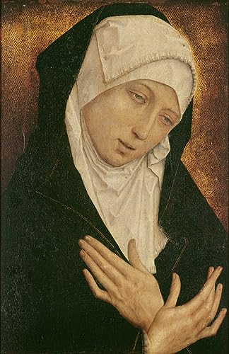 Toile La Vierge des Douleurs Simon Marmion 60x90 : Habillez Vos Murs Vides avec un Chef-d'Œuvre