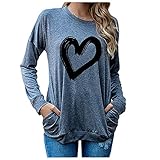 ☘ 3.Das perfekt gestickte Sweatshirt-Design macht es höher und attraktiv zu tragen.
