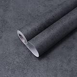WADILE Peel and Stick Wallpaper 15.9in x 787.4in, Concrete Contact Paper for Cabinets/Countertops Wa