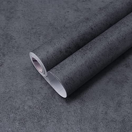 Wadile Peel And Stick Wallpaper 15.9In X 787.4In, Concrete Contact Paper For Cabinets/Countertops Waterproof, Wall Paper For Bedroom, Stick On Wallpaper Textured Self Adhesive #TOP18