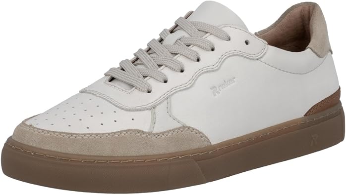 Rieker Mens U0710 Low Trainers, White, 11 US