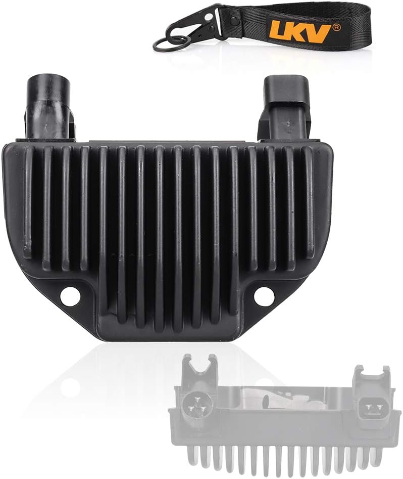 LKV 74631-08 Voltage Regulator Rectifier Compatible with Harley Davidson Dyna 2008-2017 Switchback Fat Bob Street Bob CVO Low Rider Super Glide Custom,Replace # 74631-08 74631-08A