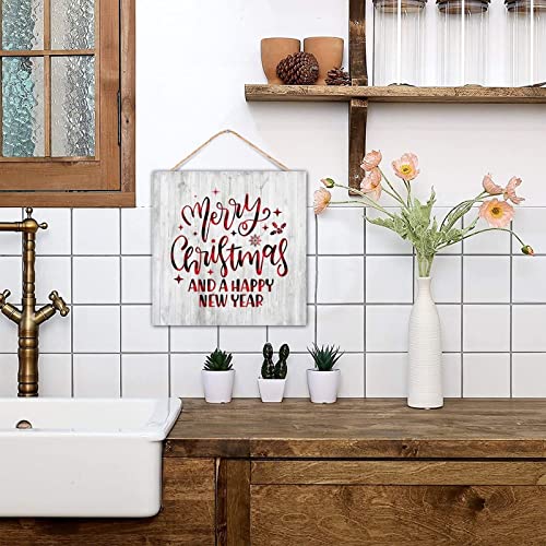 Décoration murale en bois Noël 30cm chic et moderne pour cuisine
