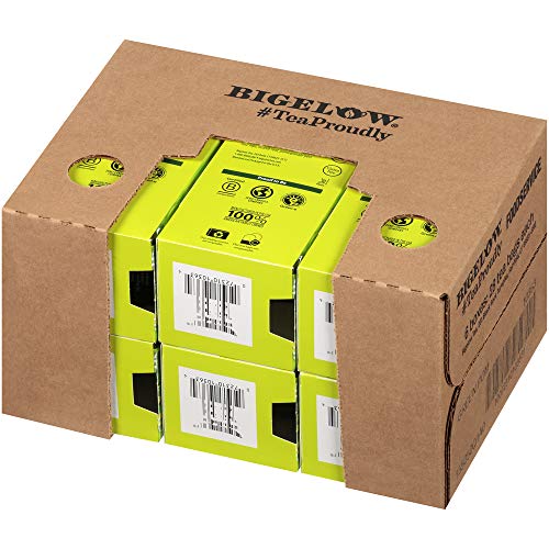 Bigelow Green Tea With Pomegranate 28-Count Boxes (Pack Of 6) Premium Green Tea With Pomegranate Rosehips Hibiscus Antioxidant-Rich All Natural Medium-Caffeine Tea In Foil-Wrapped Bags #TOP7