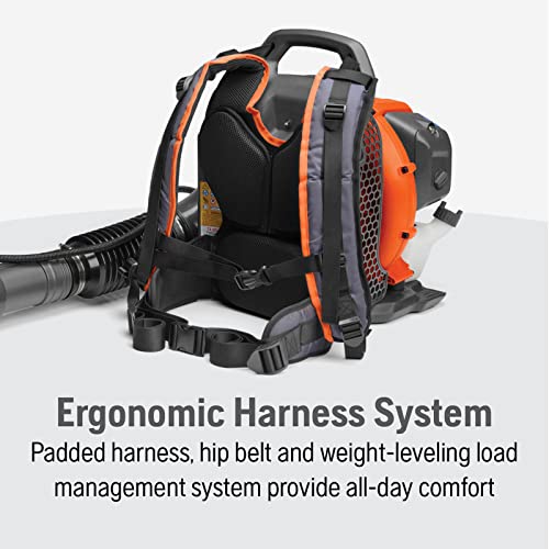 Husqvarna 150BT Gas Leaf Blower, 51-cc 2.16-HP 2-Cycle Backpack Leaf Blower, 765-CFM, 270-MPH, 22-N Powerful Clearing Performance and Ergonomic Harness System, Gifts for Men, 970466901 by Husqvarna - Image 8