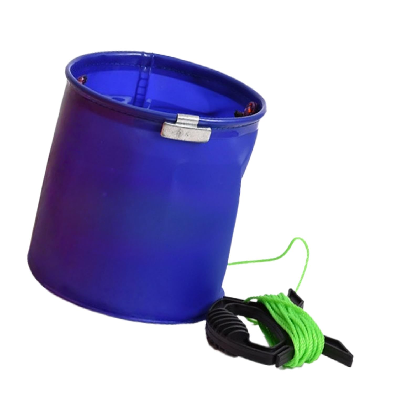 Portable Abrasion Resistant Fishing Water Container, Space Saving Foldable Bucket Waterproof Fishing Equipment Bucket for Outdoor Travel Fishing