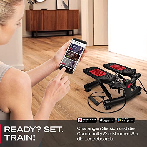 Stepper Sportstech STX300 2in1 Twister mit Power Ropes für effektives Training
