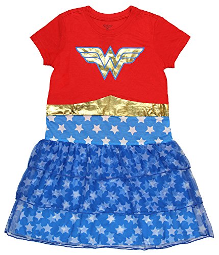 Robe Wonder Woman de niveau 3 taille X-Small avec détails brillants