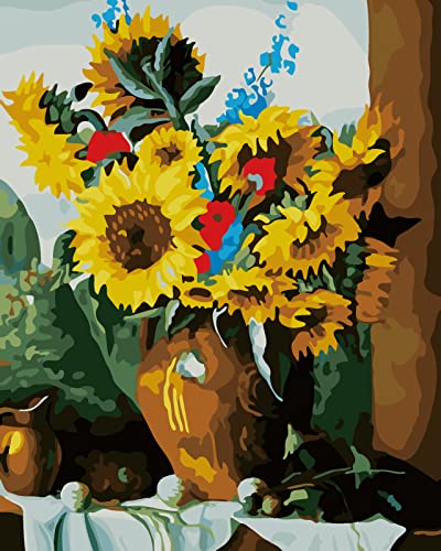 Kit de arte de girasol en pintura de diamantes 5D para regalo original de cumpleaños
