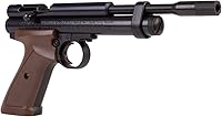 Vista 2 de Pistola de aire Cal de CO2 .22, recámara de acero, negro/marrón por Crosman