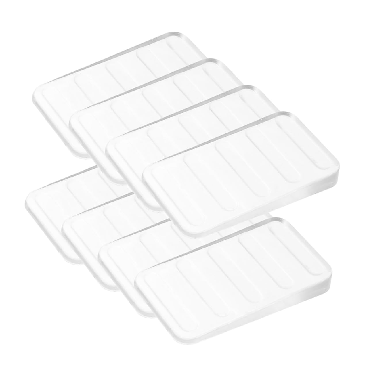 ARTIBETTER 8 Pcs Furniture Spacers Clear Levelers Shims Furniture Levelers Shims for Table Furniture Leveling Shim Wedge Furniture Leveler Shim Wedge Furniture Leveling Shims Toilet Shim PVC