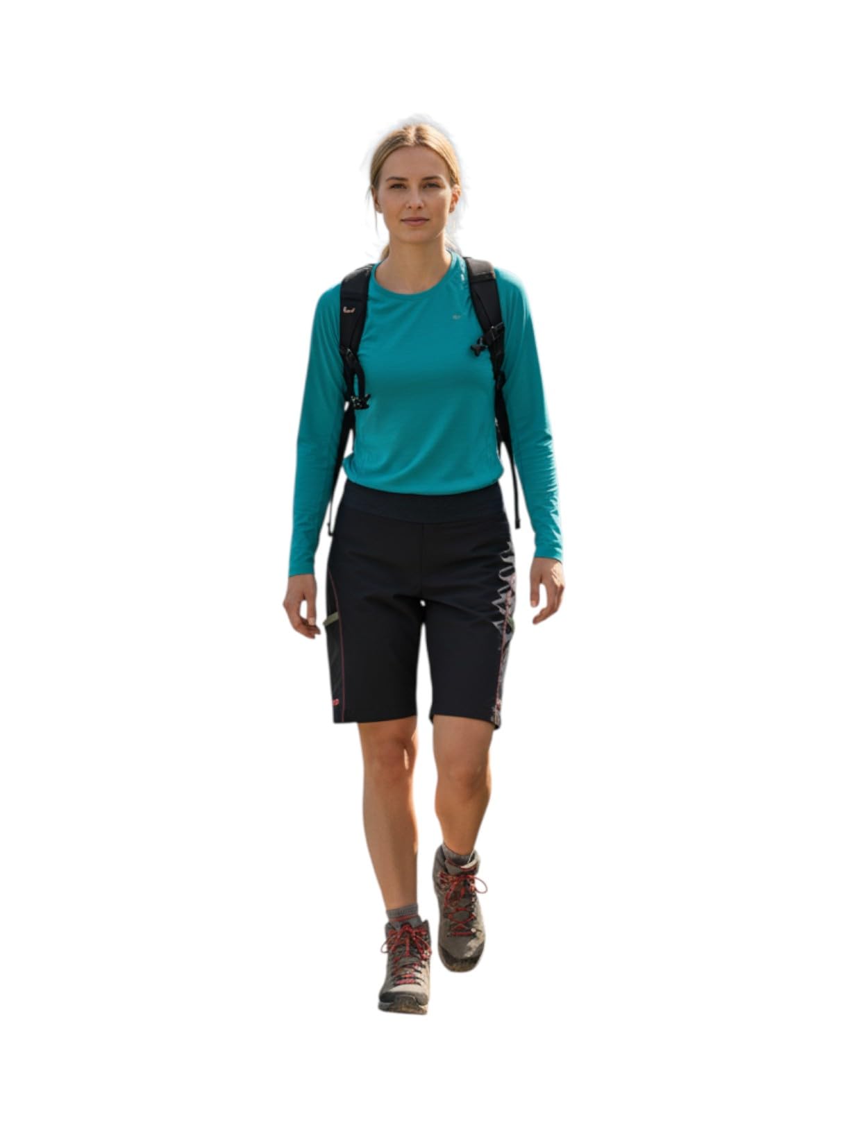 CMP Bermuda da trekking da donna con funzione Dry-Function, leggero, elastico e ad asciugatura rapida, con funzione Dry-Function. Vita comoda e tasche laterali, ideale per esterni.