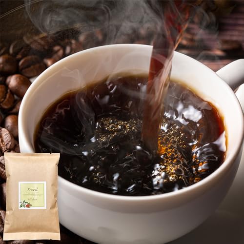 コーヒー豆 種類が選べる 5種類 焙煎 珈琲豆 珈琲 豆 豆のまま 100g グァテマラ ブラジル インドネシア エチオピア コチャレ ゲイシャ お試し 自家焙煎 ドリンク 飲料 (ブラジル)